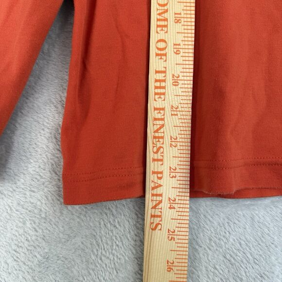 Vtg Halloween Sequin Black Cat Long Sleeve Top XL Petite Orange Kitschy Grandma - Picture 4 of 8